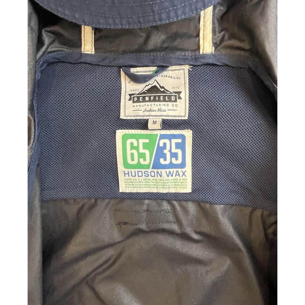 Penfield Blue Hudson Wax 65/35 Windproof Water Resistant Jacket Men’s Medium - Picture 8 of 12